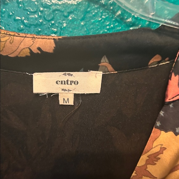 Entro boutique Floral Black Women's Dress - Picture 2 of 7